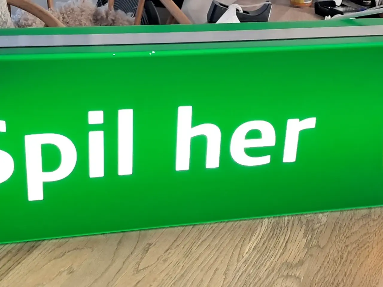 Billede 2 - Lotto/oddset lysskilt ca. 95 cm med tekst