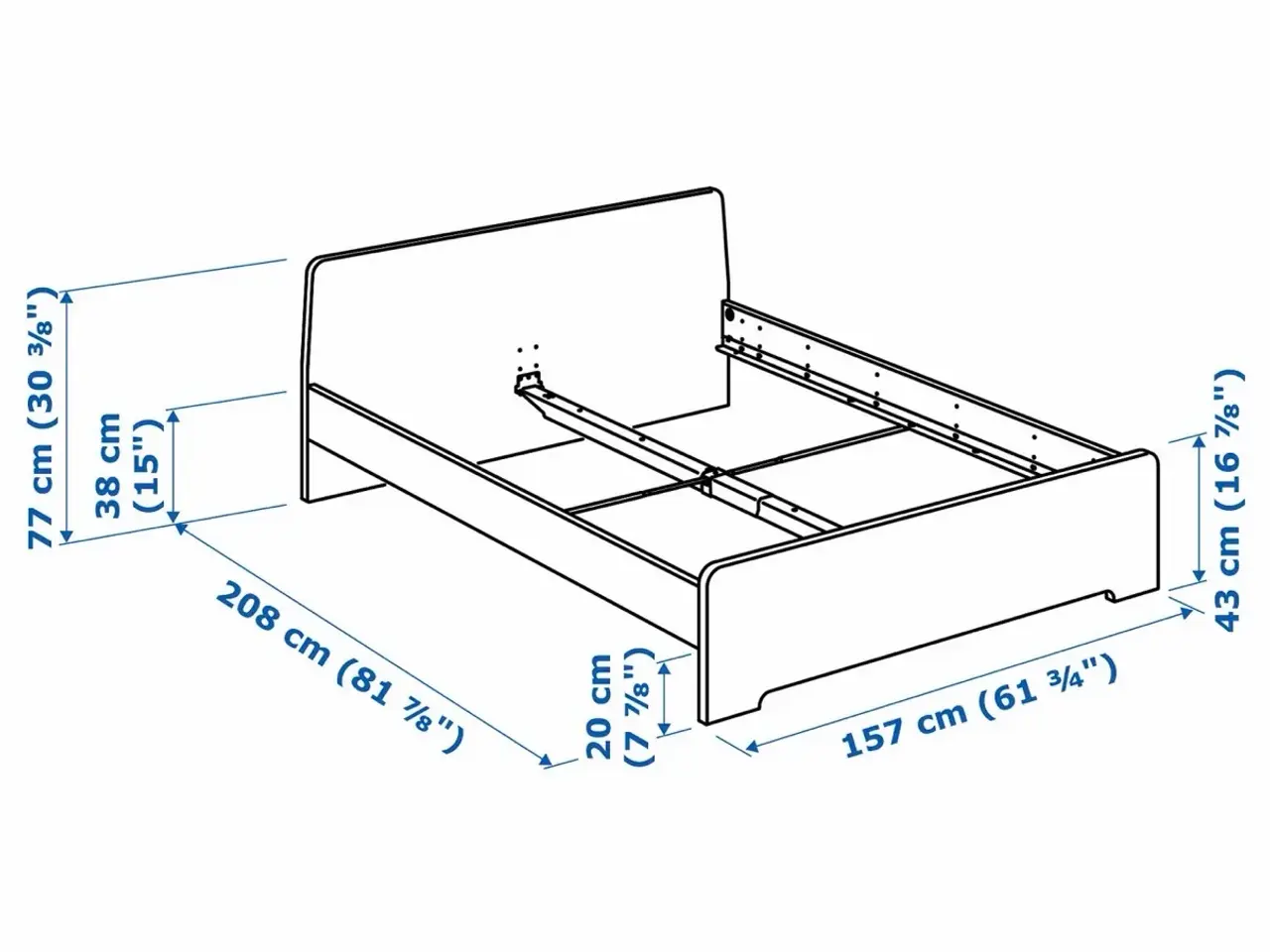 Billede 4 - Seng 140x200 