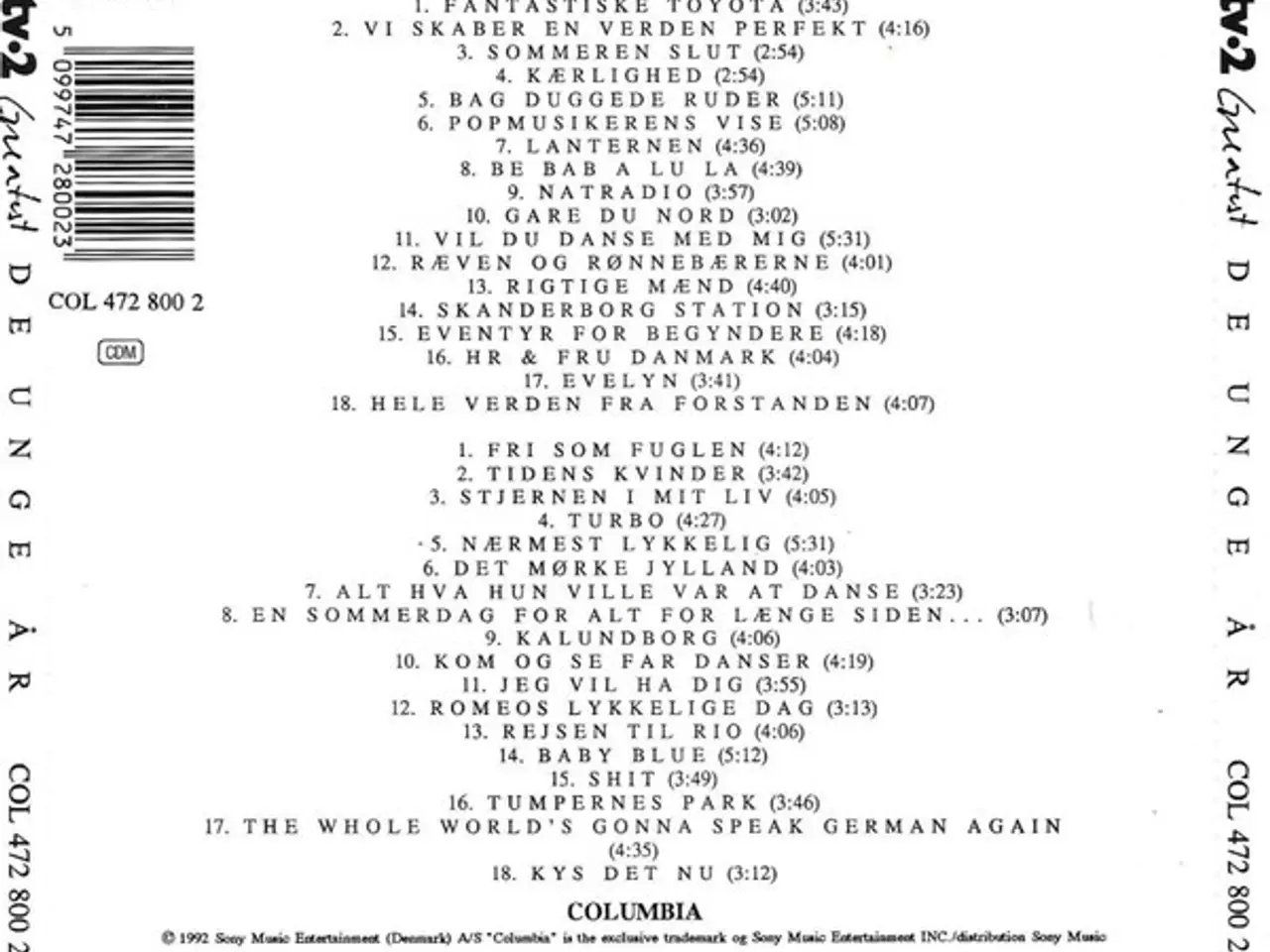 Billede 4 - tv•2* – Greatest - De Unge År – 2CD