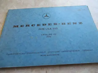 Catalog Mercedes L/LA 322