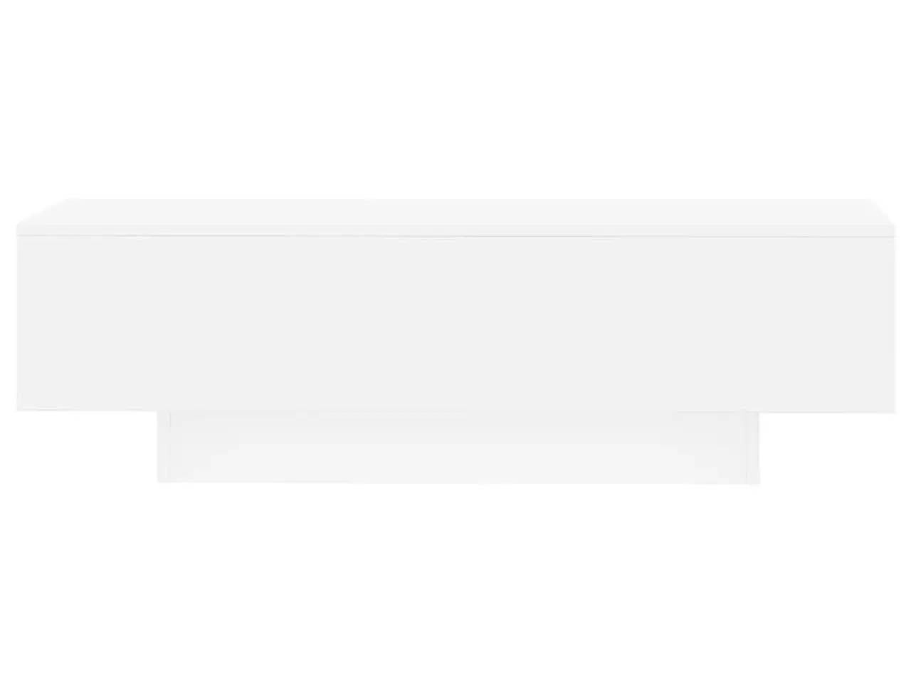 Billede 4 - Sofabord 100x49,5x31 cm konstrueret træ hvid