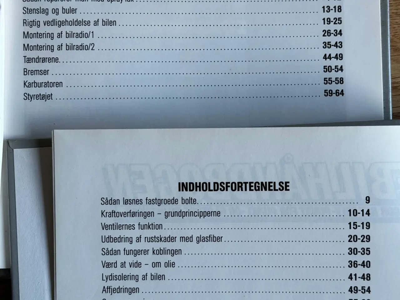 Billede 4 - Bilhåndbogen og rep. ringbind