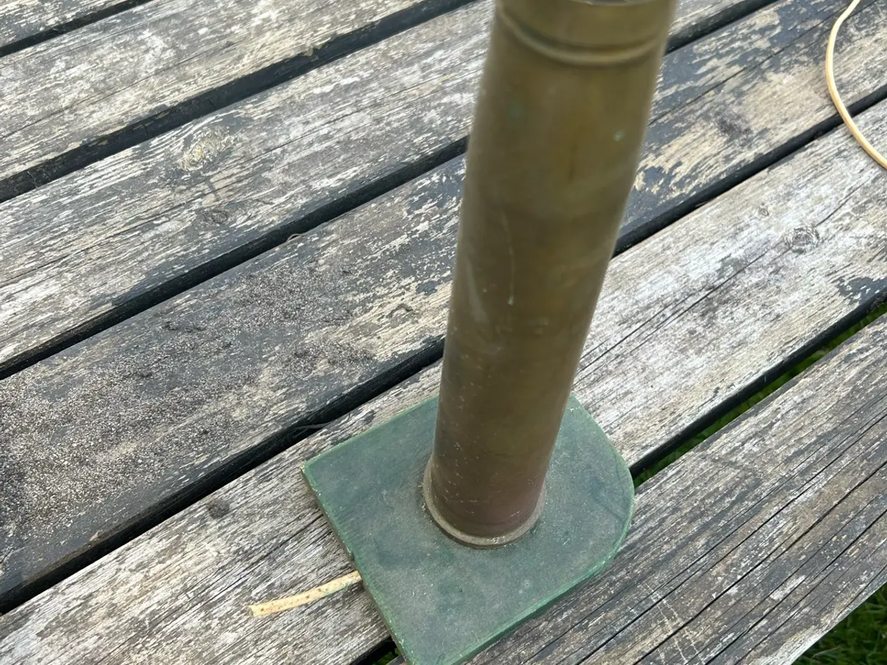 Billede 1 - Messing hylster lampe