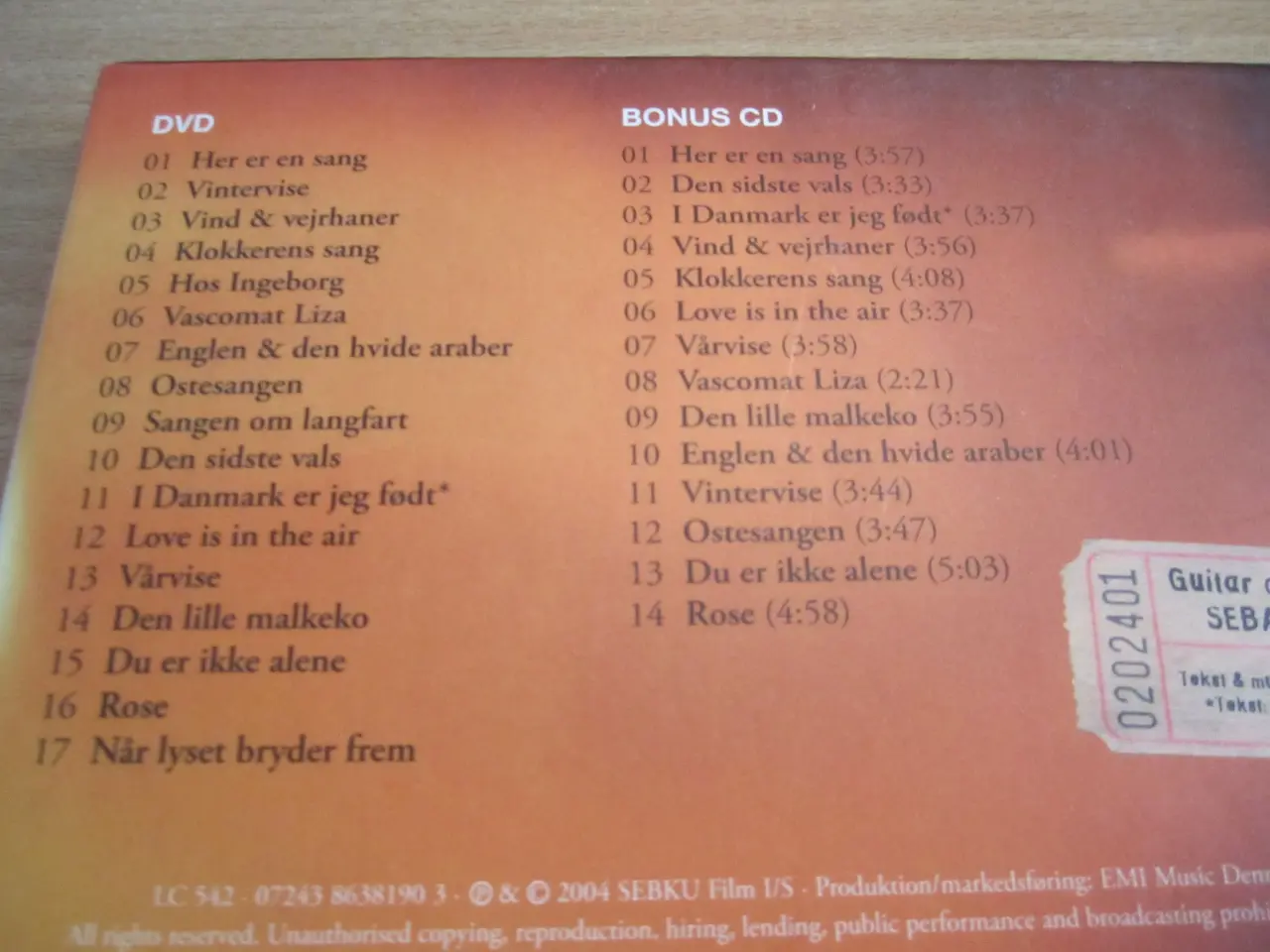 Billede 4 - SEBASTIAN Trubadurens Aften.