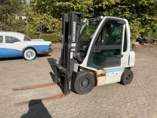 Ny PRIS 70000 Kr 2500kG Unicarriers Gastruck 2016 kun 4100 Timer