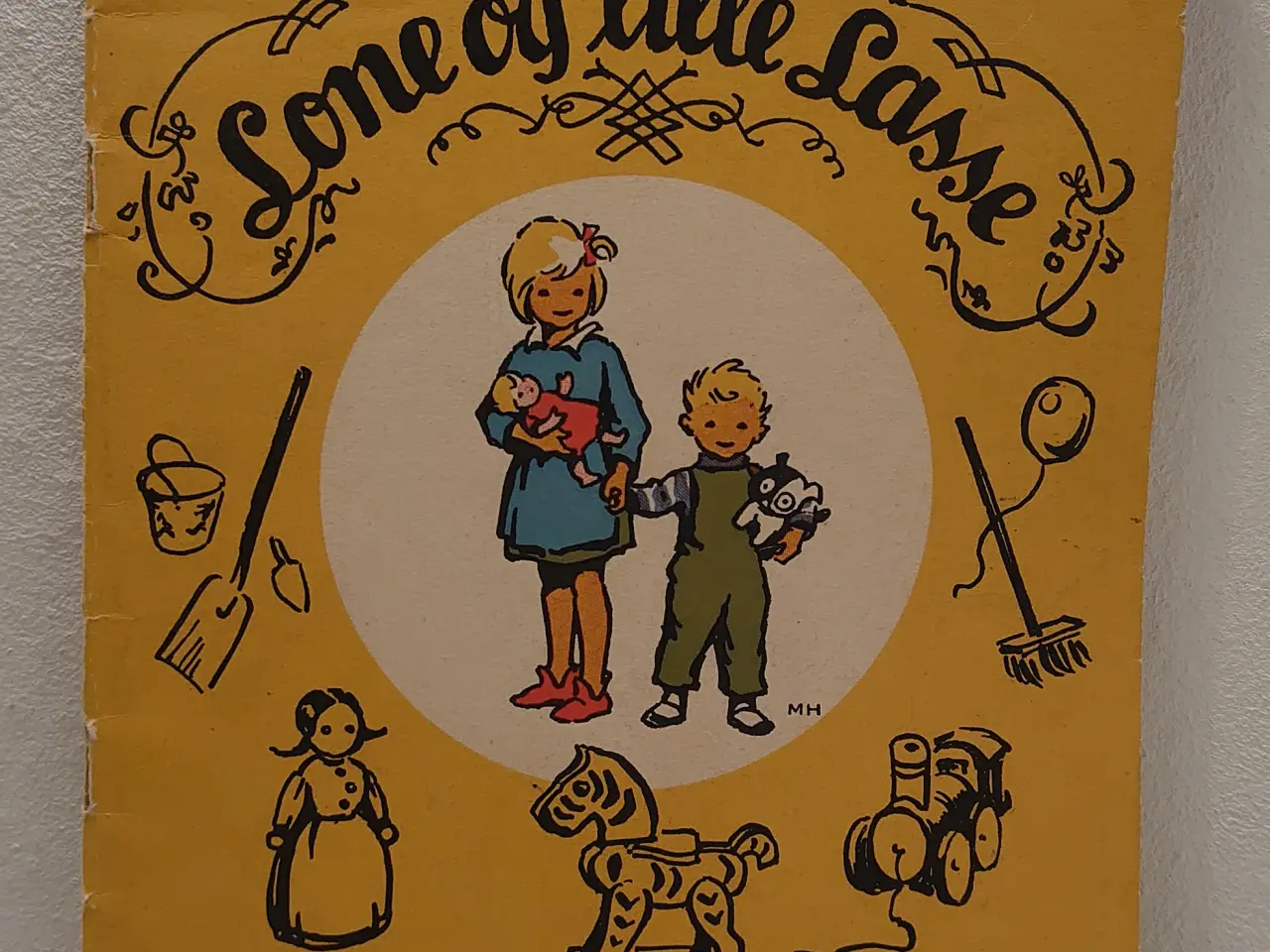Billede 1 - Marie Hjuler:Lone og lille Lasse. 1.udg.1952.