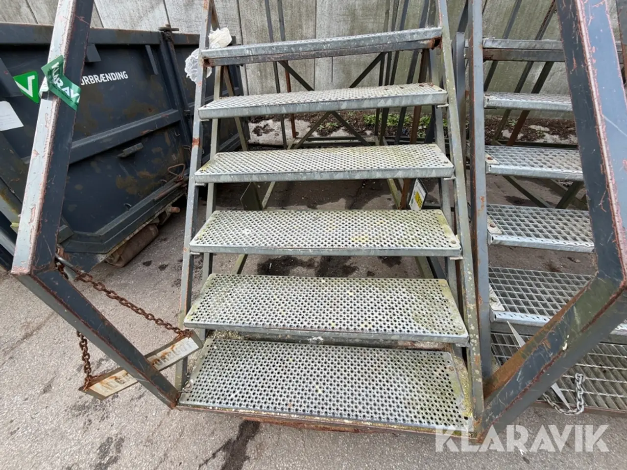 Billede 12 - Arbejdesplatform med trapper 1 styk