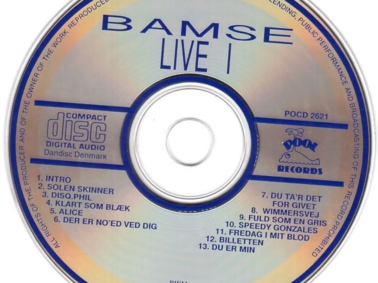 Billede 3 - Bamses Venner – Bamse Live I – CD