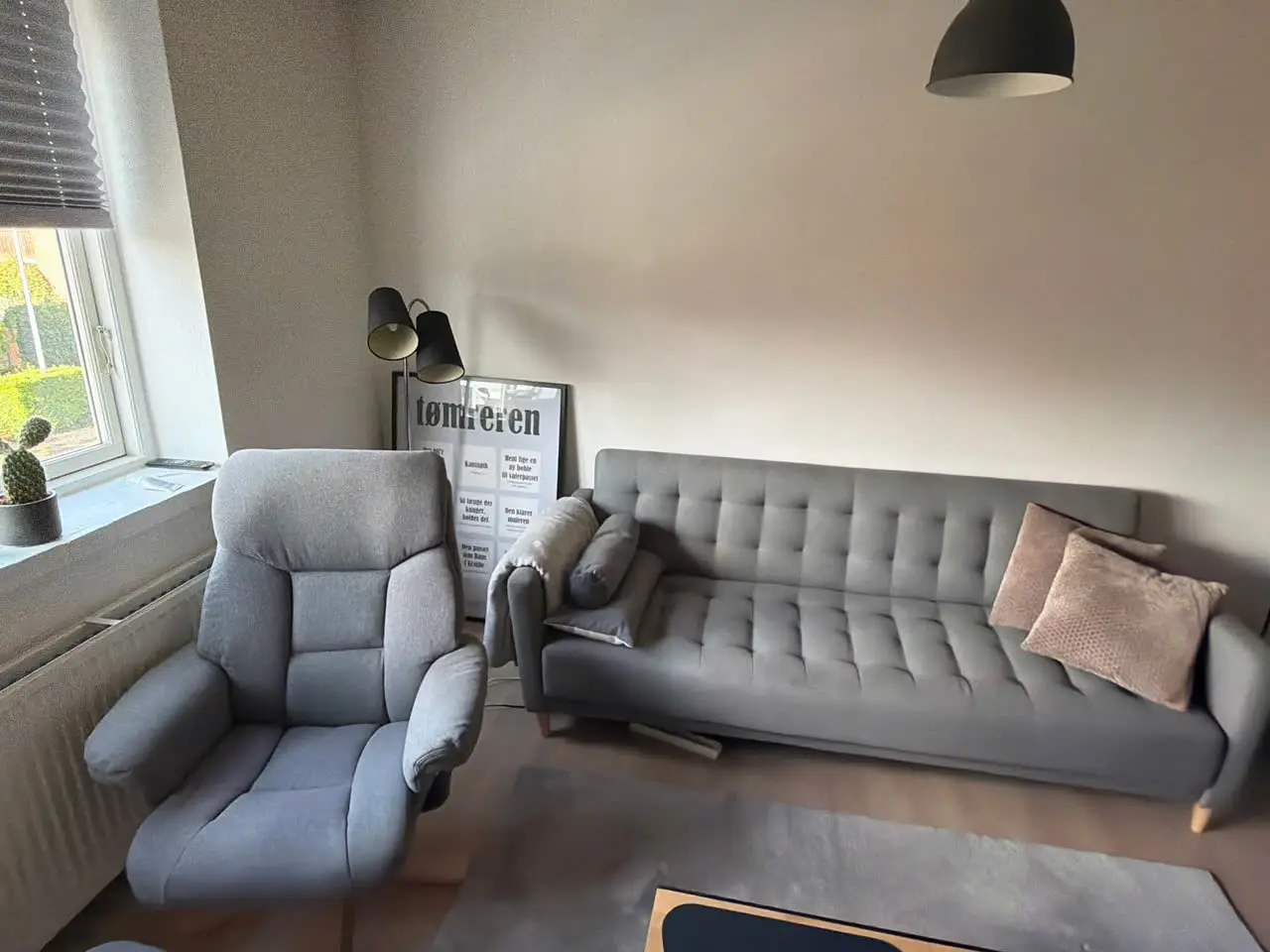 Billede 1 - Dejlig Sovesofa & lænestol med skammel
