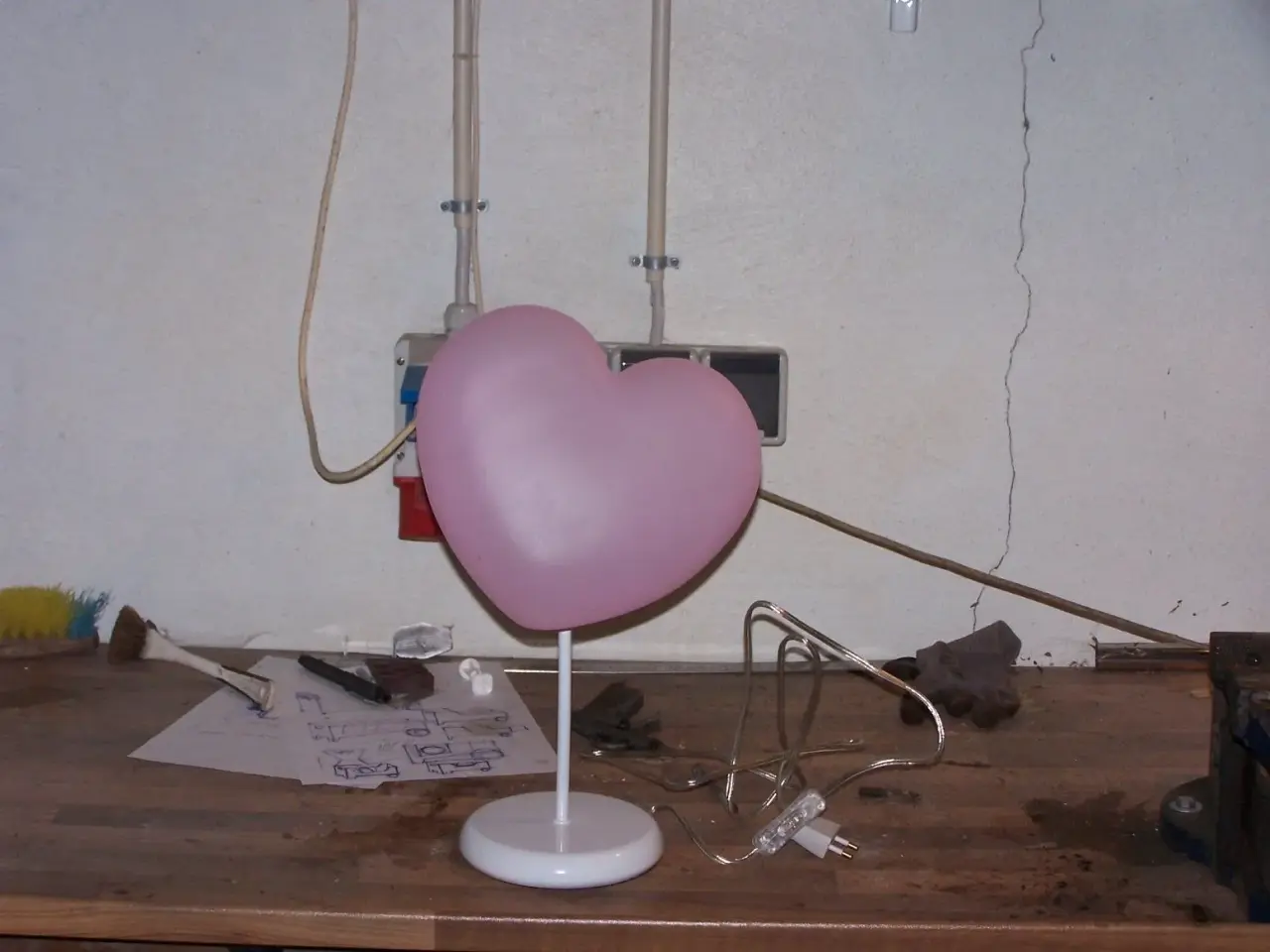 Billede 1 - Bordlampe (love) ILVA