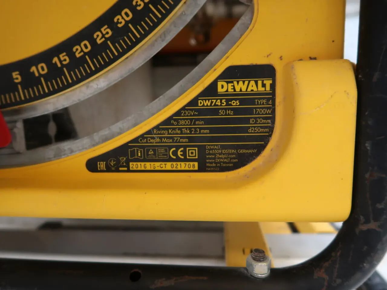 Billede 4 - Bordrundsav DEWALT DW745-QS