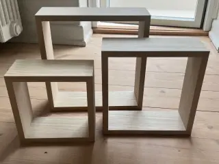 3 væghylder