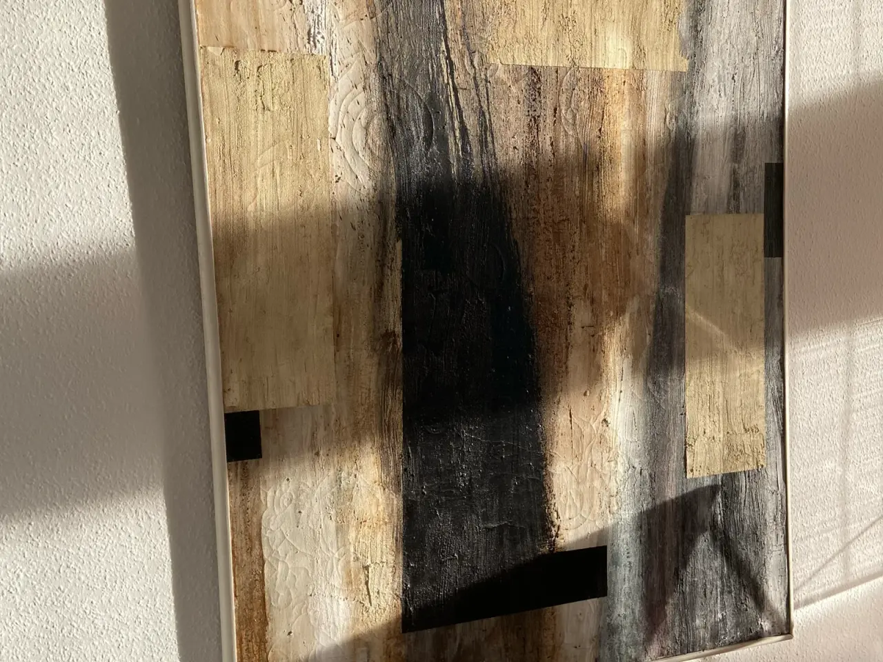 Billede 6 - Stort Peter Eicheb abstrakt oliemaleri.