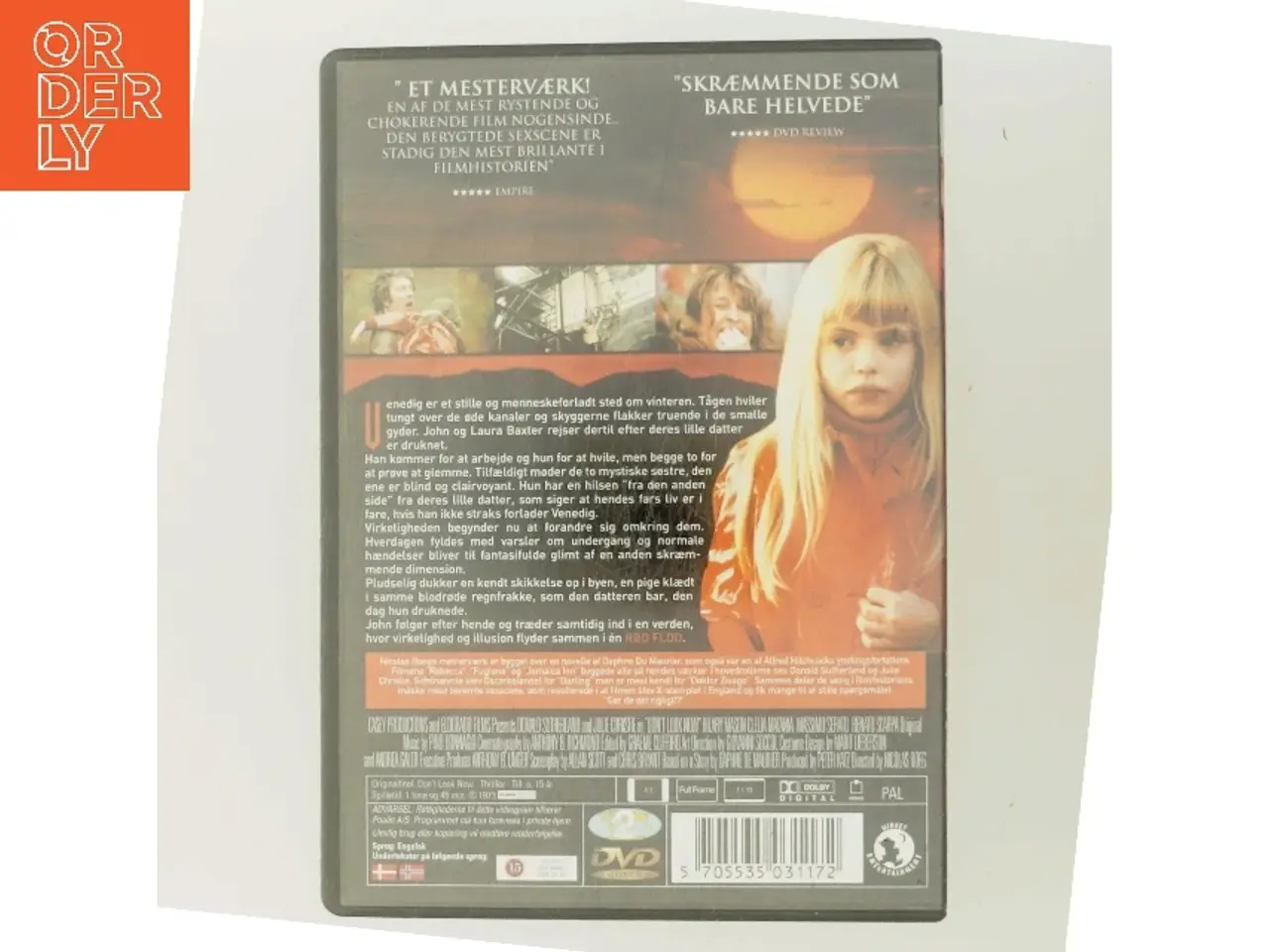 Billede 3 - Don't Look Now (Rødt Chok) med Donald Sutherland (DVD)