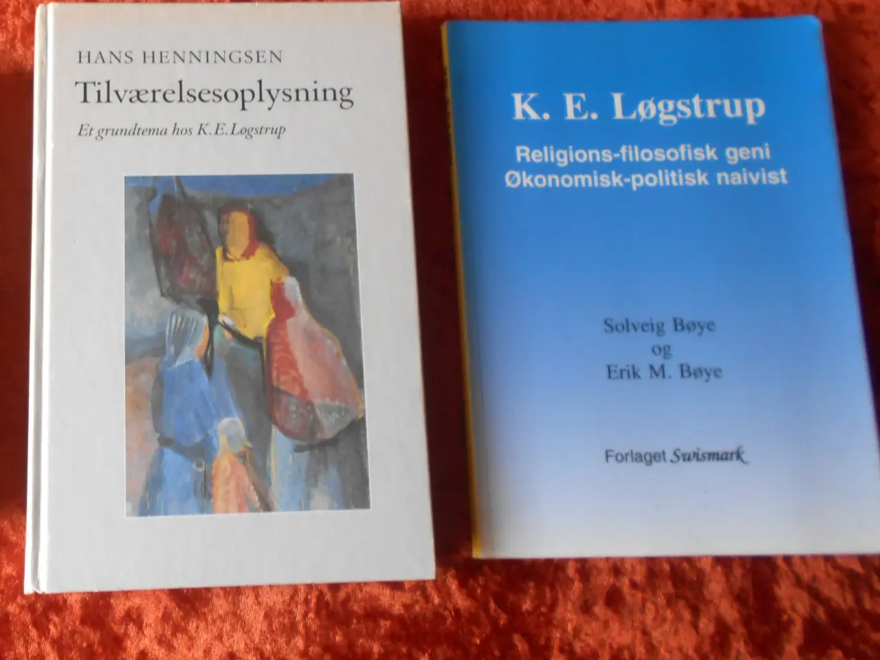 Billede 1 - Tilværelsesoplysning m.fl, K. E. Løgstrup m.fl,
