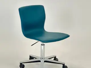 Magnus Olesen Butterfly Swivel Stol – Petrol med Krom Stel