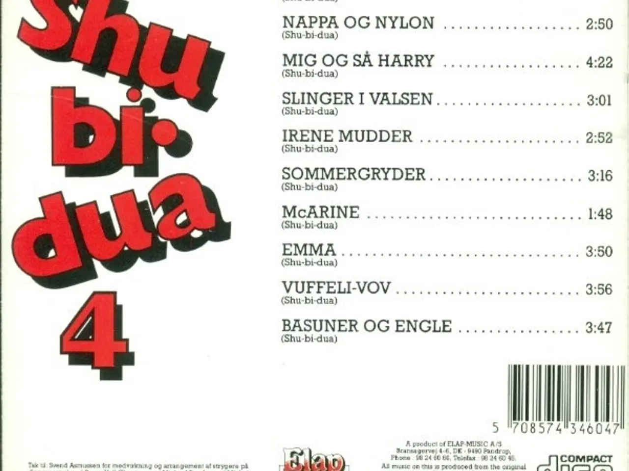 Billede 2 - Shu-Bi-Dua – Shu-Bi-Dua 4 – CD
