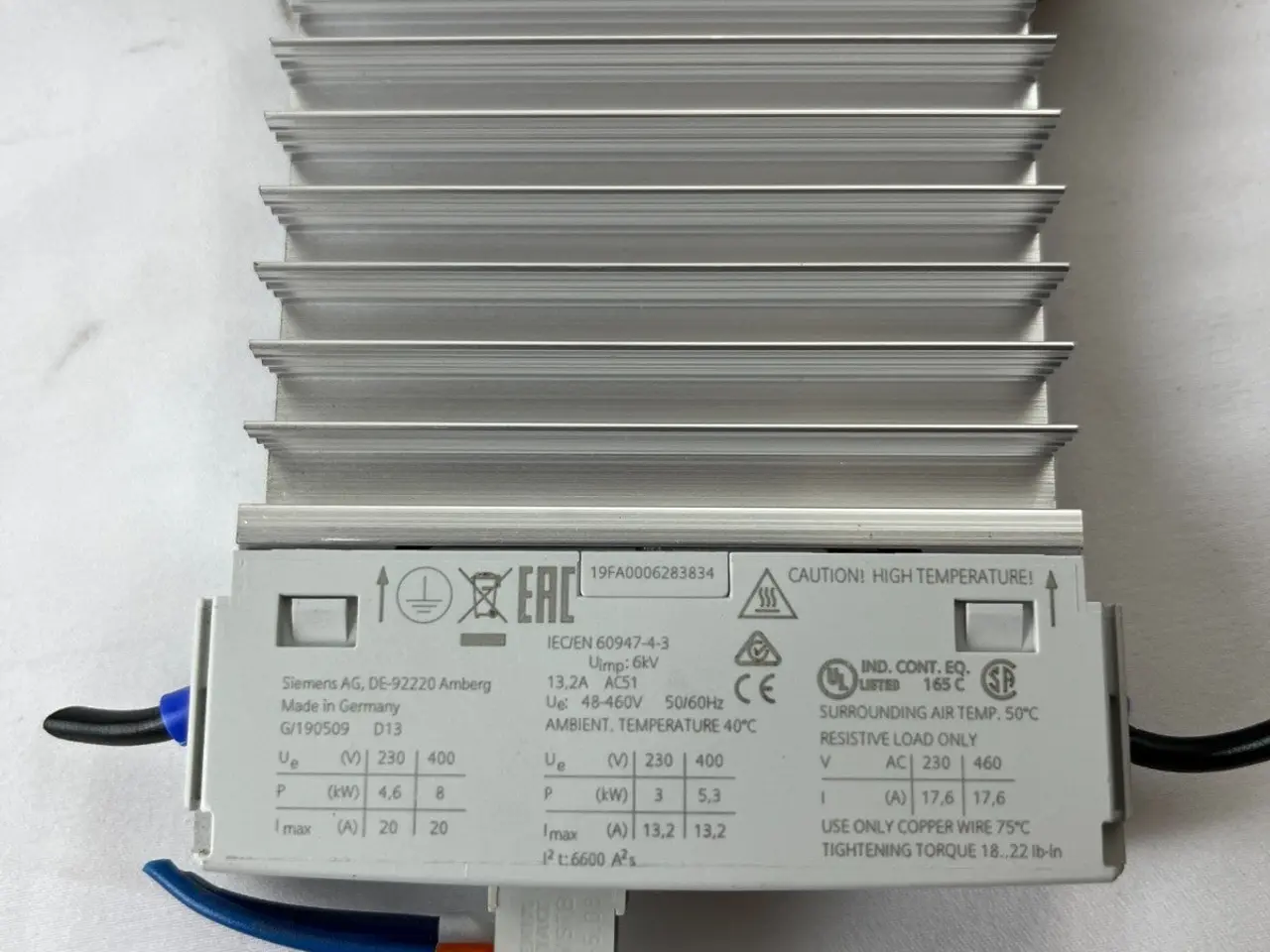 Billede 9 - Siemens 3RF2320-1DA44 SIRIUS Solid State relæ 20A