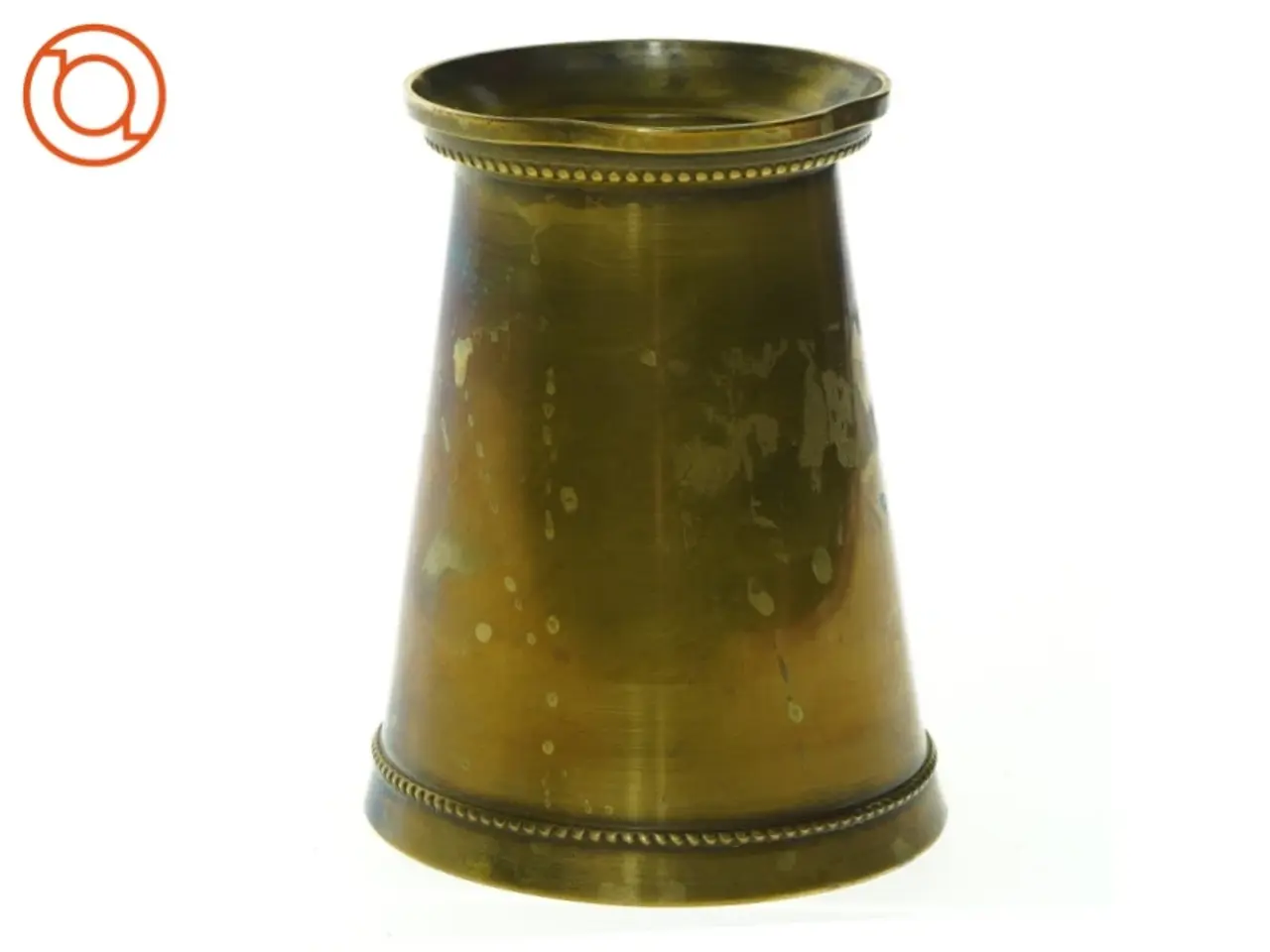 Billede 1 - Messing vase urne (str. 11 x 9 cm)