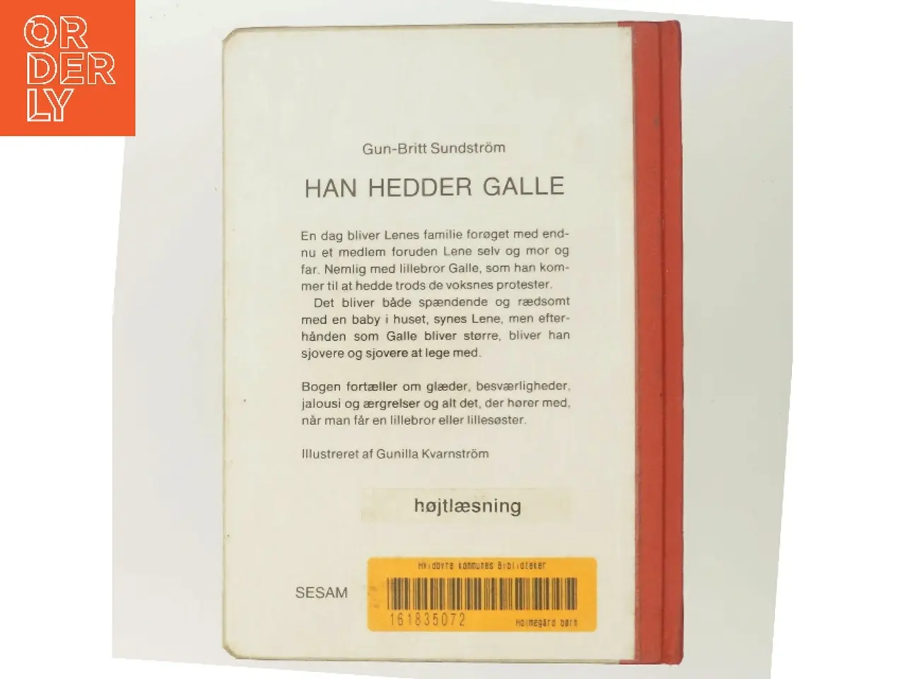 Billede 3 - Han hedder Galle af Gun-Britt Sundstrm (Bog)