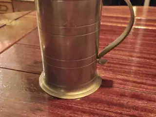Fin ældre tin krus,12 cm,h