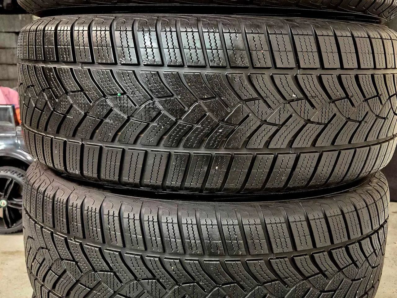 Billede 3 - MERCEDES ORIGINAL ALUFÆLGE MED VINTERDÆK