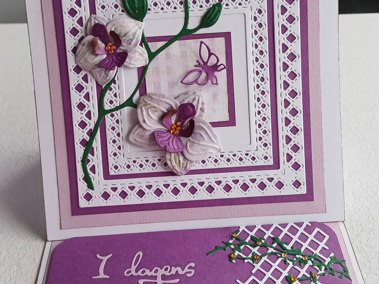 Billede 1 - Kort med blomster på sælges