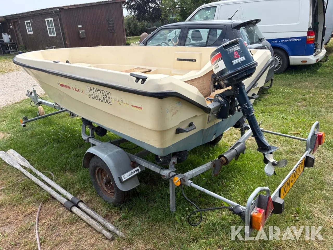 Billede 7 - Båd med trailer og motor Micro Fun