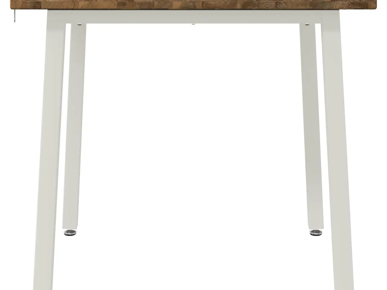 Billede 3 - Spisebord i massivt akacietræ 60 x 55 x 75 cm - hvid