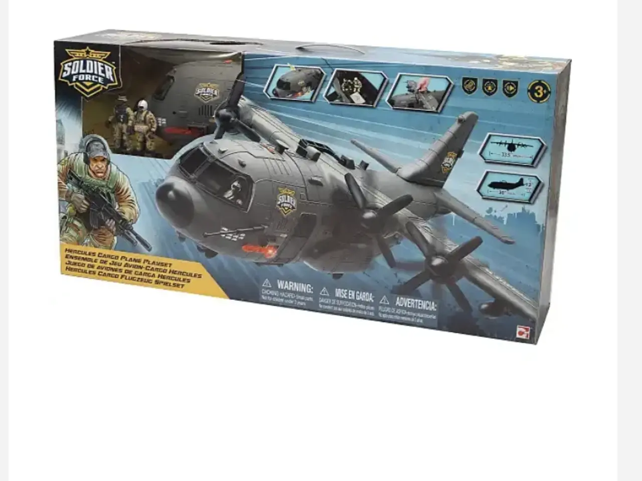 Billede 4 - Soldier Force Herkules fly 85 cm med lyd