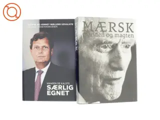 2 bøger fra Mærsk omhandlende Dynastiet Mærsk og Særlig Egnet