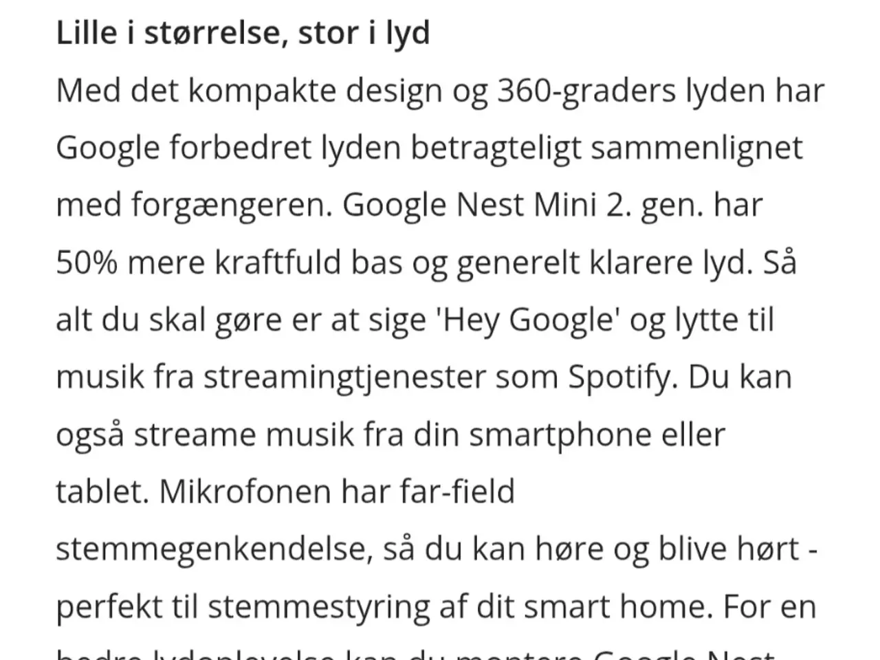Billede 2 - Google nest højtaler