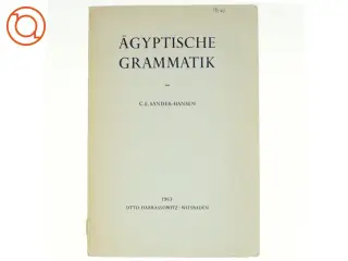 Ägyptische Grammatik af C.E. Sander-Hansen (bog)
