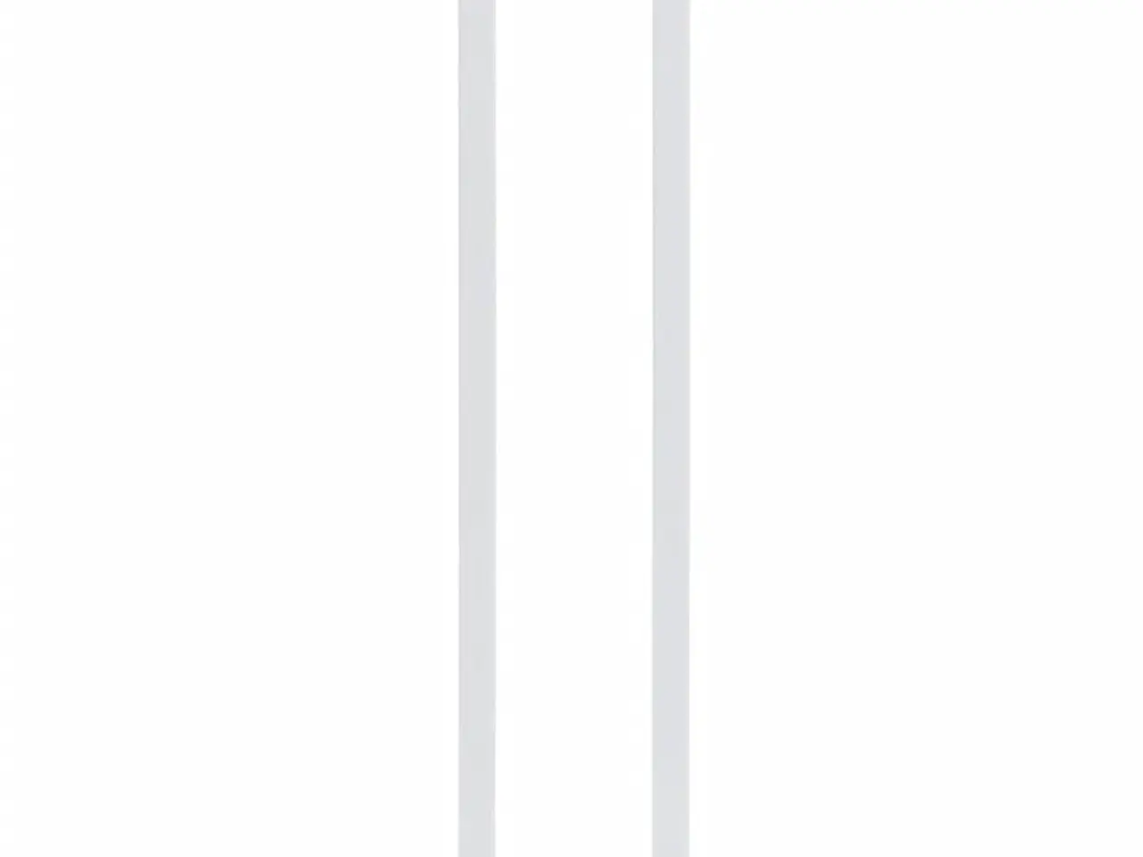 Billede 3 - Håndklædeholder 12,5x12,5x60 cm stål hvid