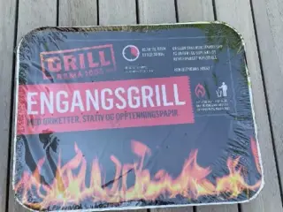 Engangs grill