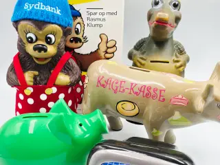 Samling af sparebøsser