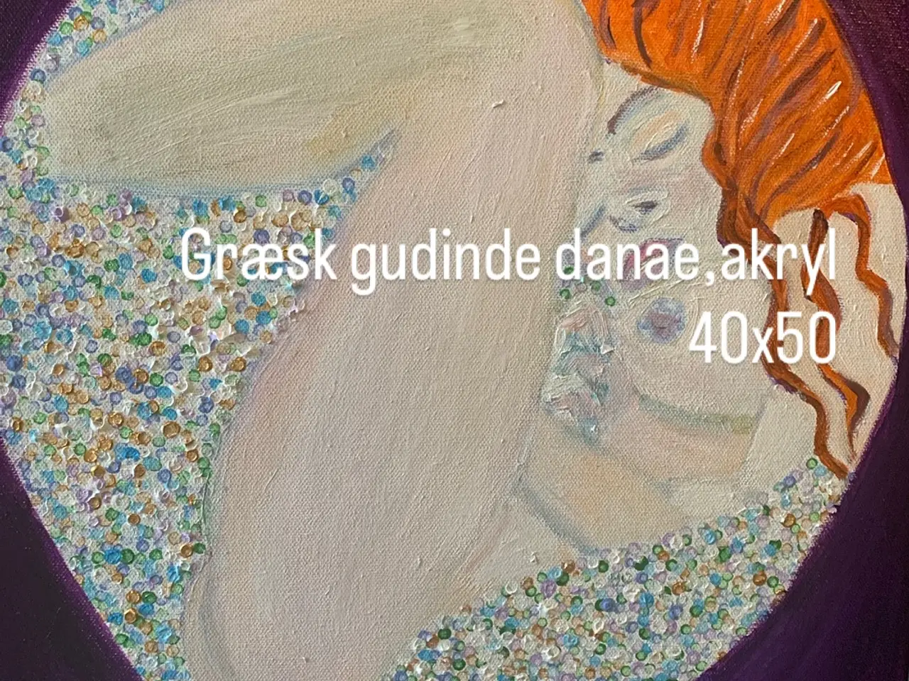 Billede 1 - Billed græsk gudinde Danae.