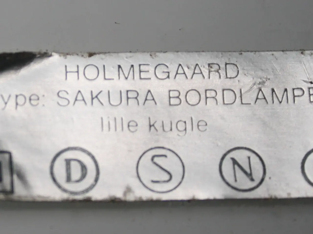 Billede 10 - Bordlampe fra Holmegaard "Sakura"