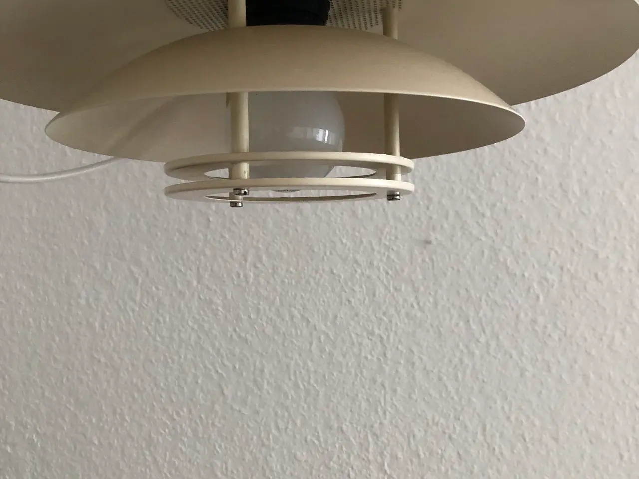 Billede 1 - Hvid loftslampe