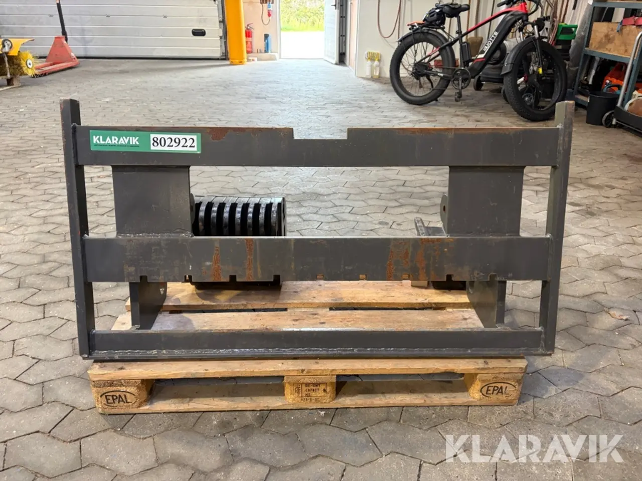 Billede 2 - Pallegafler og 144 kg kontravægt