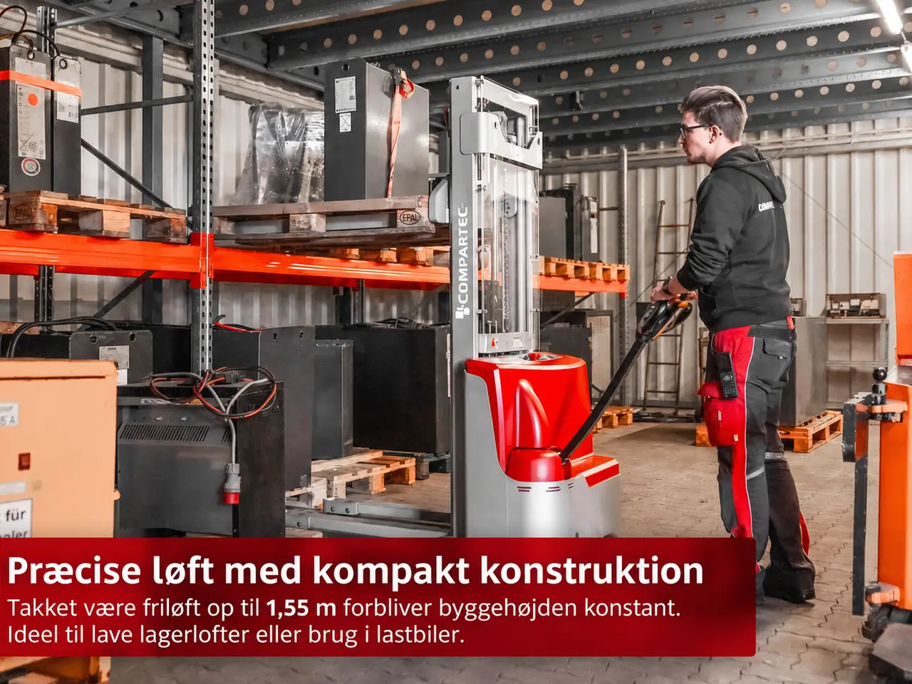 Billede 8 - CS12-30F Elektrisk stabler med friløft - 1200 kg, 3000 mm