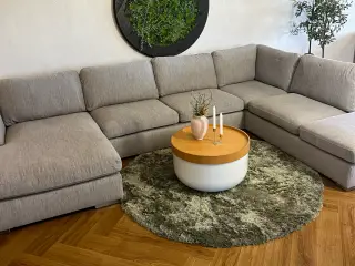 Stor flyder sofa u-formet