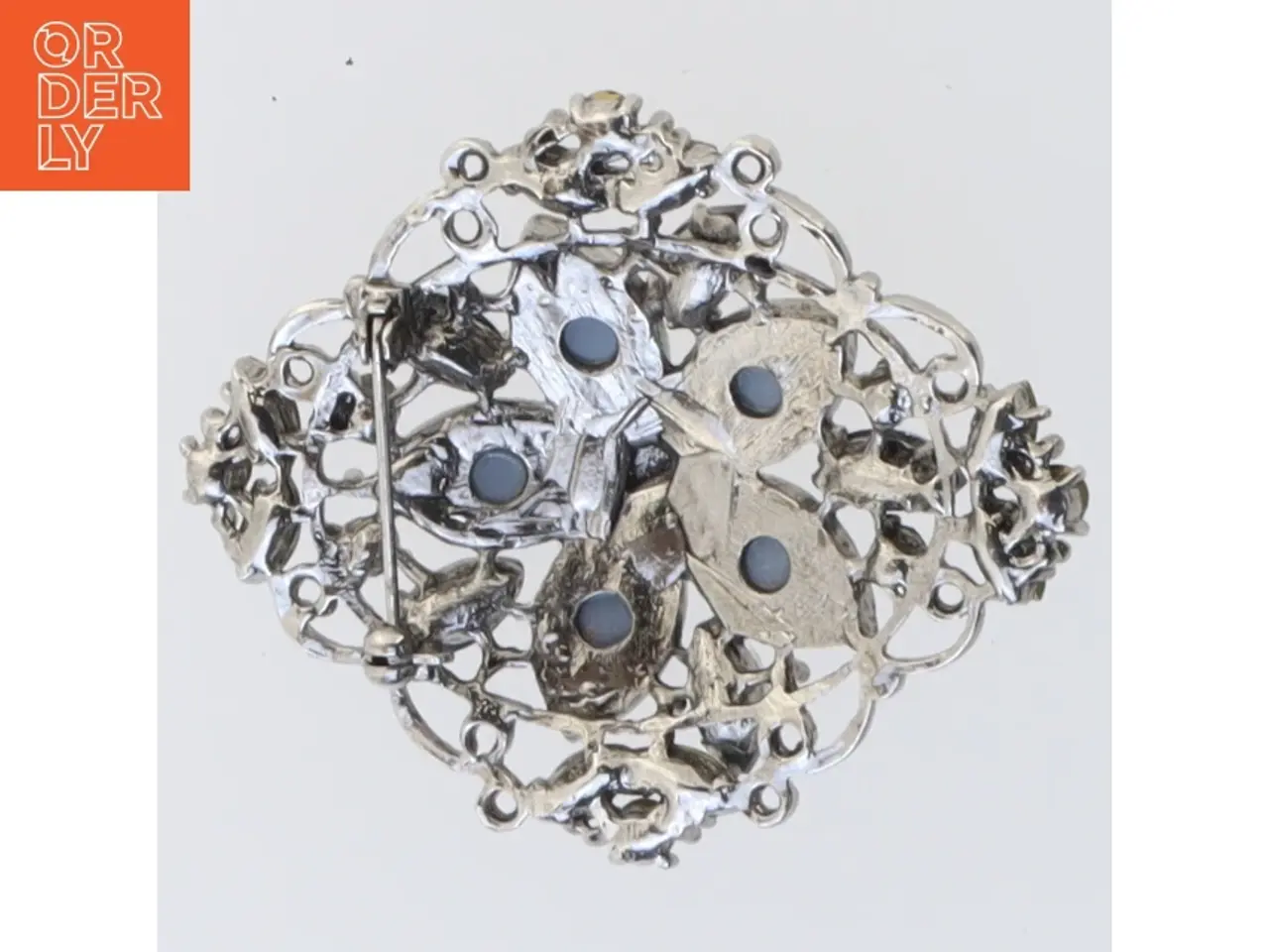 Billede 4 - Broche med sten fra (str. X 6 cm)
