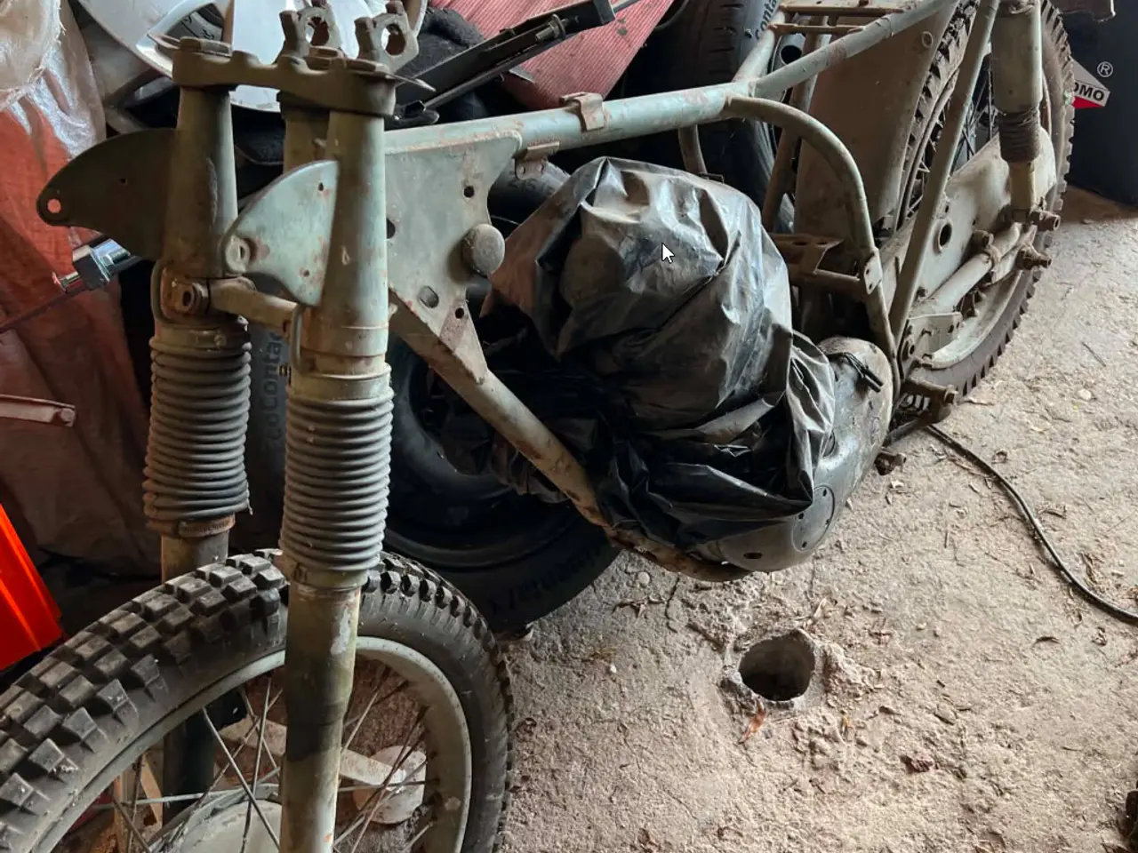 Billede 1 - BSA B40 militærmotorcykel