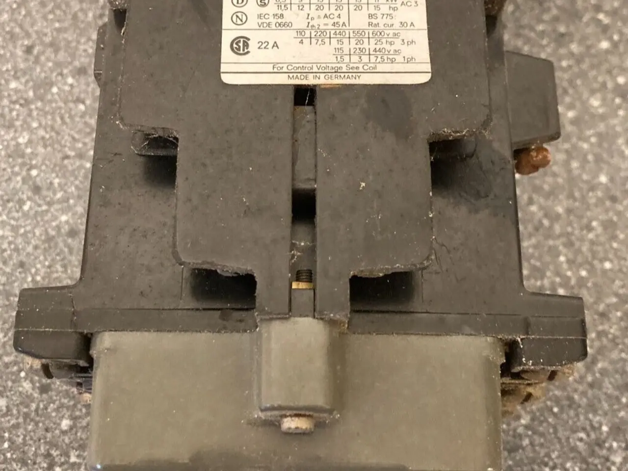 Billede 1 - Vintage Siemens 3TA22 10-0A Contact Block relæ in