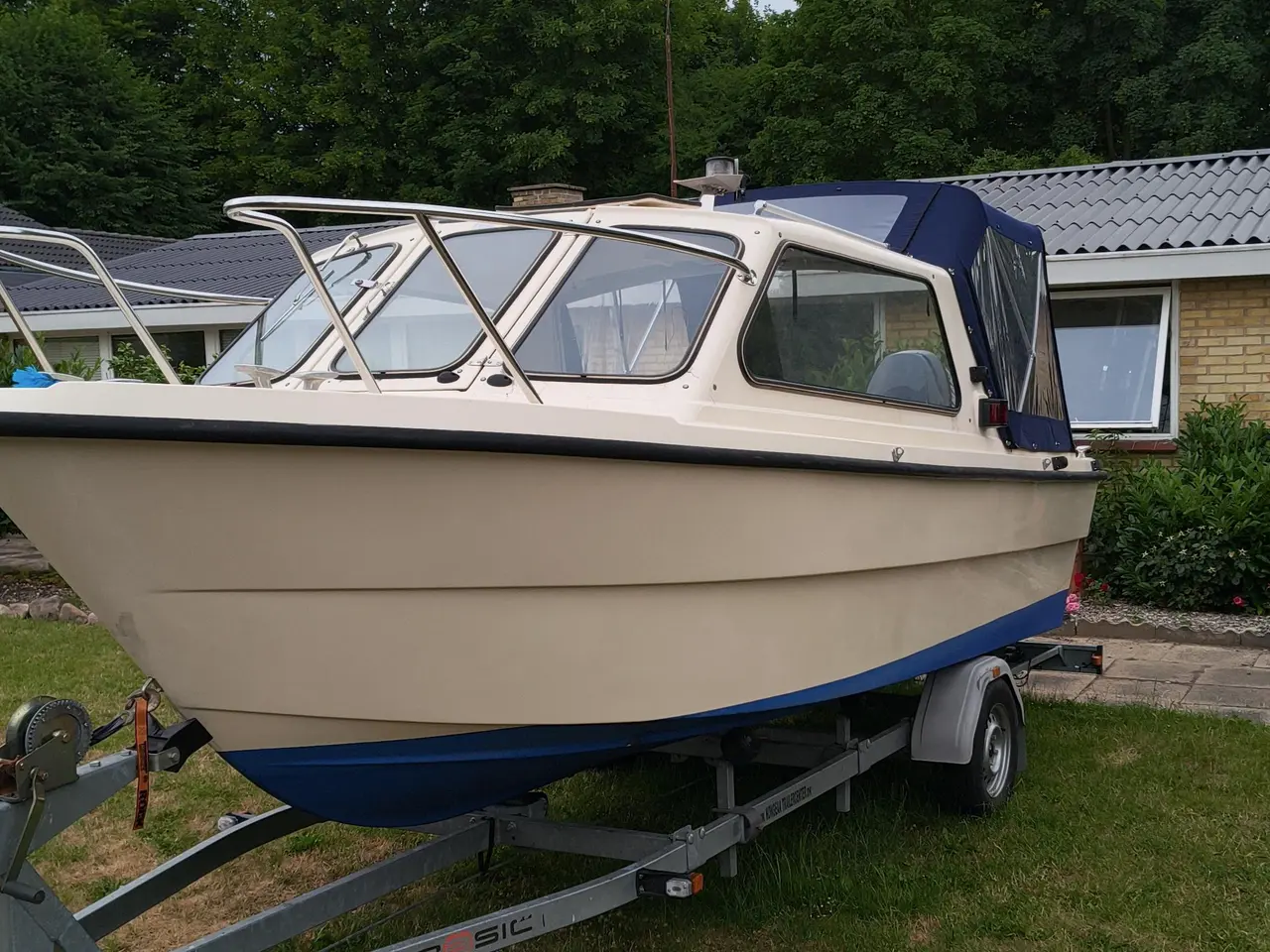 Billede 4 - JOFA WINTH 555 MED YAMAHA F115HK OG 1000KG BRENDER