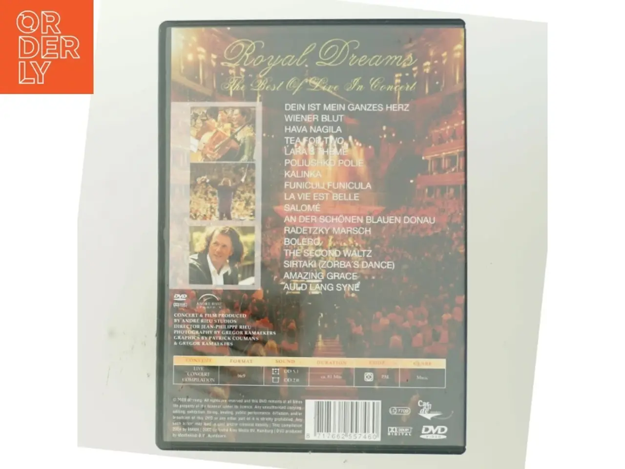 Billede 3 - Andre` Rieu - Royal Dreams (DVD)