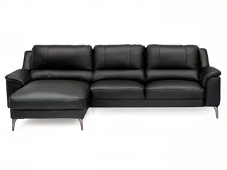Agedrup Læder Chaiselongsofa Venstrevendt