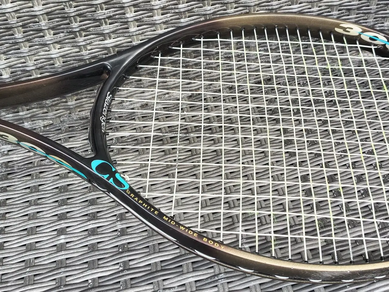 Billede 2 - SLAZENGER CS300 GRAPHITE, STR. 3 OG AGASSI BOG