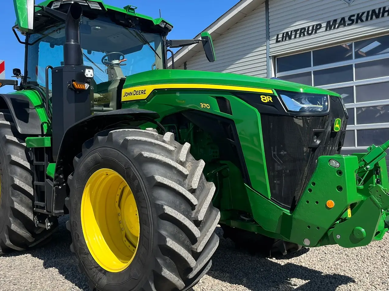 Billede 21 - John Deere 8R 370 Command PRO, med den store Michelin UltraFlex High Traction dæk montering. DEN ER SOM NY.